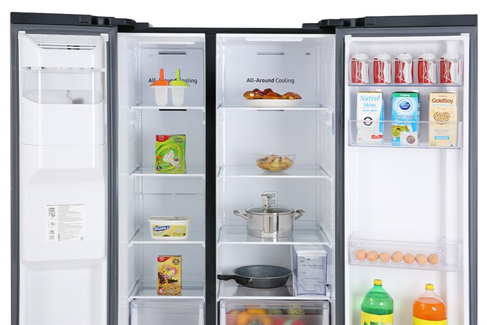 Tủ Lạnh Samsung Inverter 635 Lít Side By Side RS64R5301B4/SV